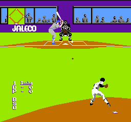 Bases Loaded (USA) In game screenshot